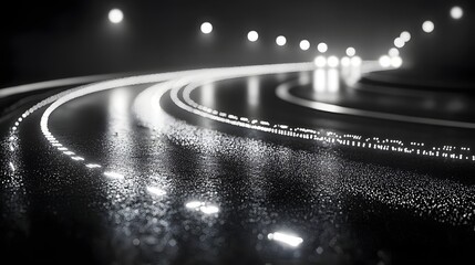 Asphalt texture displaying digital wear patterns and data trails