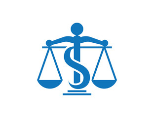 Law - Letter S Logo Design