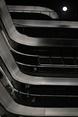 Artistic lighting on architectural walls