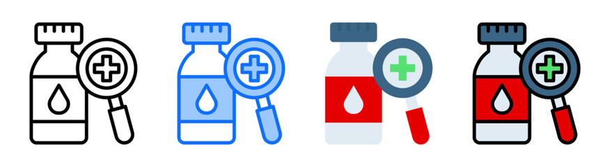 Medical Research Icon Collection Set Multiple Style
