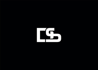 DS initial logo design and creative logo