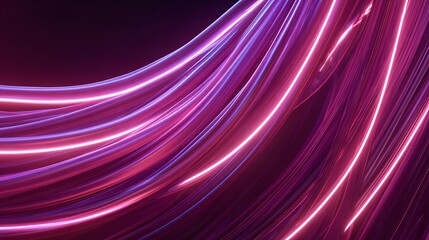 Abstract purple and pink light waves background