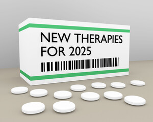 New Therapies for 2025 concept