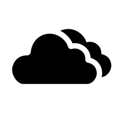 Solid cloud icon showing powerful cloud computing with unified data environments, scalable infrastructure, virtualized workloads, and resilient online systems supporting modern digital operations. © Marcelino