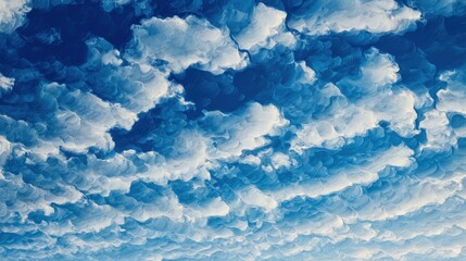 Cloudscape: A view of beautiful puffy clouds, that is perfect for backgrounds and artwork or just to capture a moment.