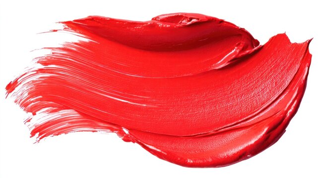 Soft matte lipstick stroke with rich pigment spread across a minimal white canvas. Ideal for makeup editorials, skincare campaigns, and contemporary beauty packaging.