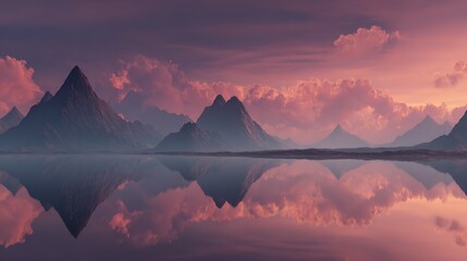 Panoramic view of majestic Padar Island during magnificent sunset. - ai