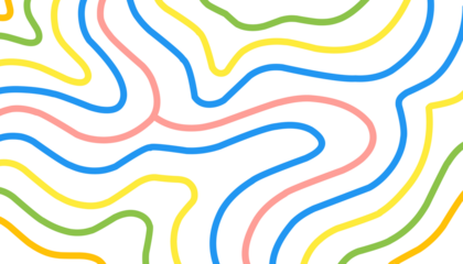 colorful wave line typography background