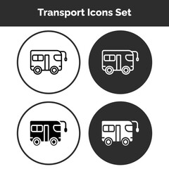 Transport Icons Set — Modern, Minimal, and Multi-Vehicle Vector Collection