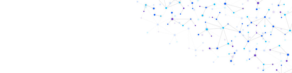 Molecular structure and genetic engineering, molecules DNA, neural network, scientific research. Abstract background for innovation technology, science, healthcare, and medicine