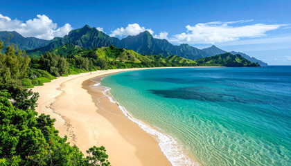 Hanalei Bay, Kauai, Hawaii