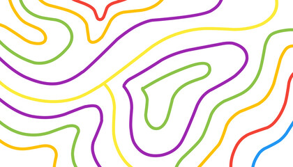 colorful wave line typography background