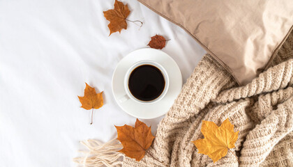 Autumn Coffee Cozy Bed