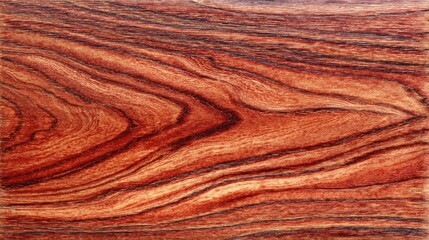 Fototapeta premium Natural warm-toned wood texture featuring rich swirling grain pattern ideal for backgrounds flooring design materials decoration and detailed organic surface style on white background