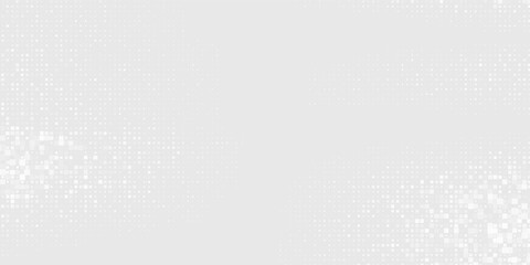 Design dot white gray wave light technology texture background. Abstract big data digital concept art abstract