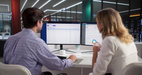 Business Analyst Man And Woman