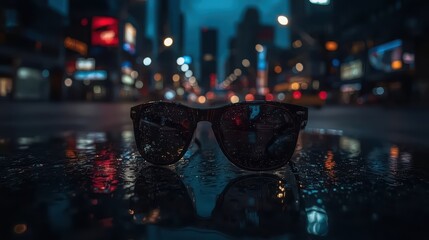 Rainy nights and city lights: seeing the world through a different lens, literally! share if you agree