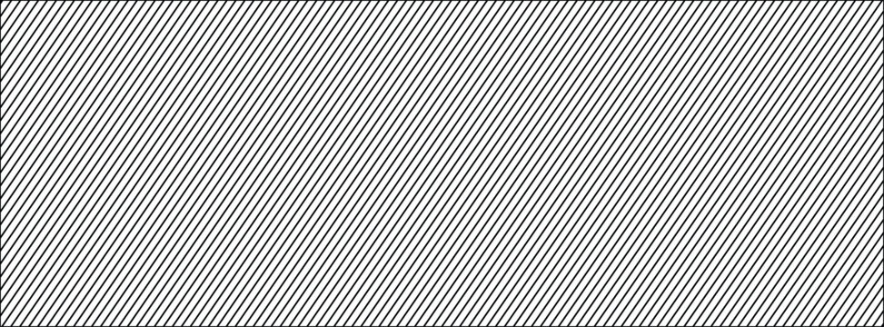 Thin slash line seamless pattern. Repeated fine diagonal lines background. Pinstripe wallpaper. Black and white tilted slanted strip backdrop. Repeating oblique linear texture overlay.EPS10