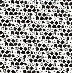 A texture in the form of a cluster of spots, dots and exploding drops.