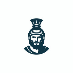 Ancient Roman Man Logo