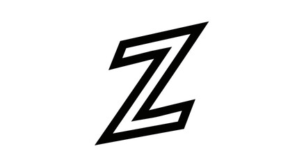 Stylized black letter Z logo design on a white background.