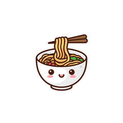 Cute Noodle Icon Very Cool Design