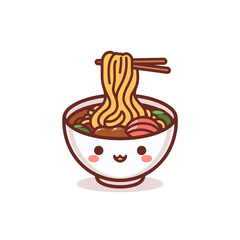 Cute Noodle Icon Very Cool Design