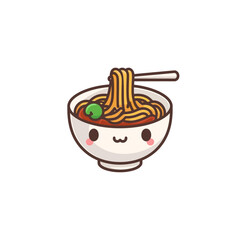 Cute Noodle Icon Very Cool Design