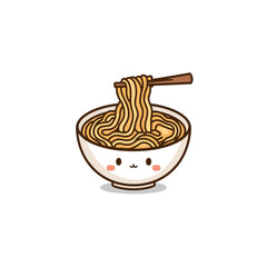 Cute Noodle Icon Very Cool Design