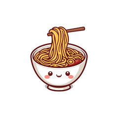 Cute Noodle Icon Very Cool Design