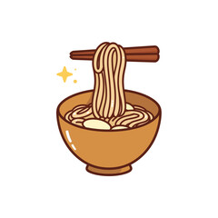 Cute Noodle Icon Very Cool Design