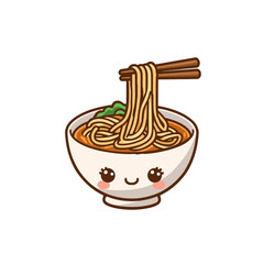 Cute Noodle Icon Very Cool Design