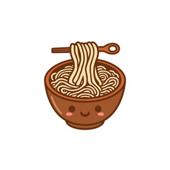 Cute Noodle Icon Very Cool Design