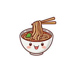 Cute Noodle Icon Very Cool Design