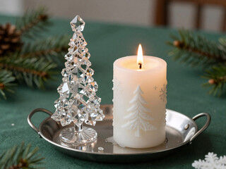 Christmas Candle Ornament
