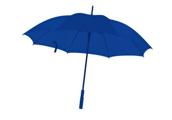 Obraz premium Bright blue rain protection accessory displayed against a clean white background