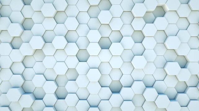 seamless pattern of blue cubes