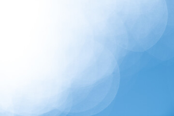 青い背景の玉ボケ	