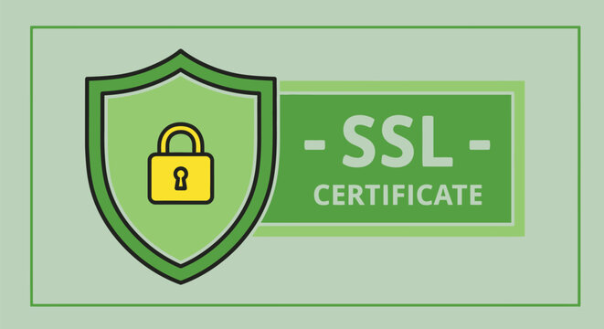 SSL Certificate Secure Lock Icon Green