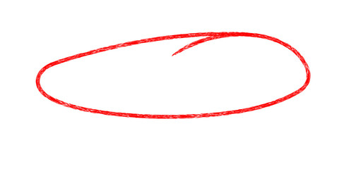 hand drawing different circles isolated on the transparent background, Handwritten red circle. For marking text, numbers, marker pen, pencil, logo, hand-drawn doodle grunge circle highlights