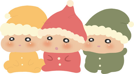 크리스마스 아기 요정들