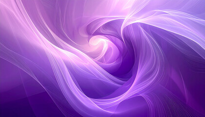 Ethereal Swirling Purple Light Forms With Delicate Wispy Texture image photo
