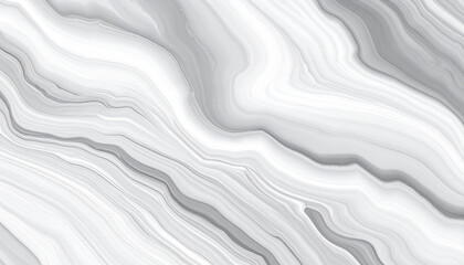 Diagonal Grey and White Marble Texture with Wavy Banded Layers stone background