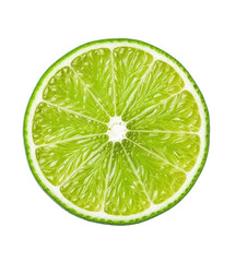 Lime slice transparent background cutout png