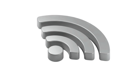 Wifi Symbol Isolated on White Background