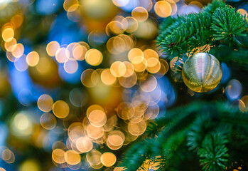 typical christmas decoration - close up