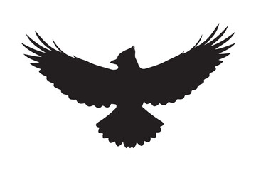 Obraz premium Blue Jay Bird silhouette vector illustration, Blue Jay Bird silhouette bundle 