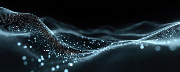 Digital background for tech, AI, data, audio, graphics, etc.