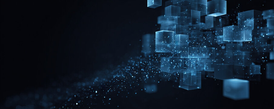 Digital background for tech, AI, data, audio, graphics, etc.