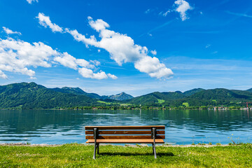 famous Tegernsee at the tegernsee lake - bavaria